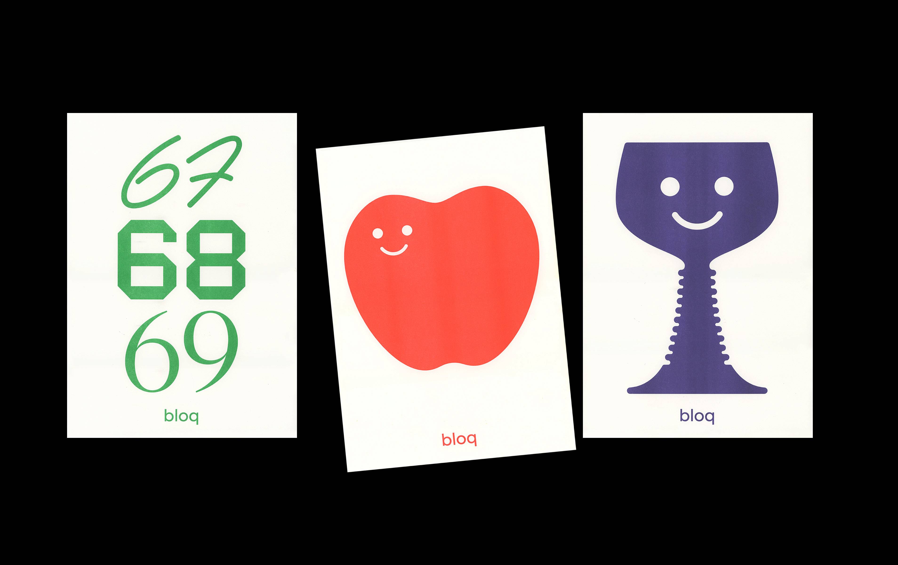 bloq, riso prints, 2021